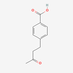 molecular formula C11H12O3 B3394037 4-(3-Oxobutyl)benzoic acid CAS No. 74248-66-1