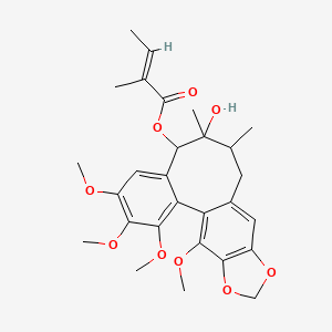 molecular formula C28H34O9 B3394064 Schisantherin C CAS No. 77881-08-4