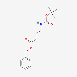 molecular formula C16H23NO4 B3394217 Benzyl 4-{[(tert-butoxy)carbonyl]amino}butanoate CAS No. 95656-84-1