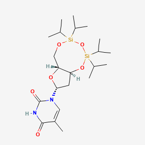 molecular formula C22H40N2O6Si2 B3394239 3',5'-O-[1,1,3,3-Tetrakis(1-methylethyl)-1,3-disiloxanediyl]-Thymidine CAS No. 97626-18-1