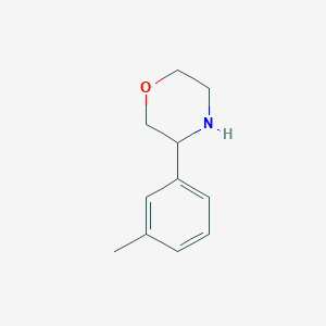 molecular formula C11H15NO B3394250 3-(3-Methylphenyl)morpholine CAS No. 1017418-49-3