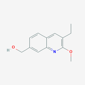 B3394279 (3-Ethyl-2-methoxyquinolin-7-yl)methanol CAS No. 1056892-52-4