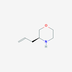 molecular formula C7H13NO B3394366 (S)-3-Allylmorpholine CAS No. 1251751-03-7