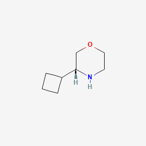 molecular formula C8H15NO B3394391 (R)-3-Cyclobutylmorpholine CAS No. 1270182-56-3