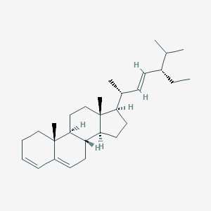 molecular formula C29H46 B033944 (24S)-ETHYLCHOLESTA-3,5,22-TRIENE CAS No. 102491-96-3