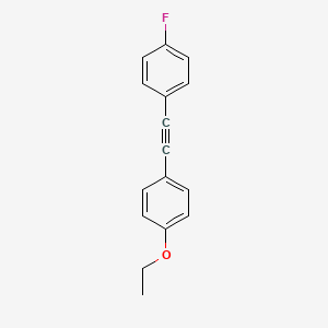 1-Ethoxy-4-[(4-fluorophenyl)ethynyl]benzene