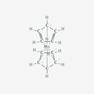 molecular formula C10H12Mo-6 B3394412 Molybdenum,bis(eta-2,4-cyclopentadien-1-yl)dihydro- CAS No. 1291-40-3