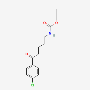 tert-Butyl [5-(4-chlorophenyl)-5-oxopentyl]carbamate