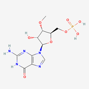 molecular formula C11H16N5O8P B3394580 3'-O-Methylguanosine-5'-monophosphate CAS No. 400806-41-9
