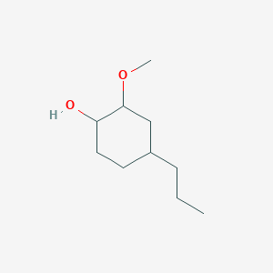 molecular formula C10H20O2 B033946 2-Methoxy-4-propylcyclohexan-1-ol CAS No. 23950-98-3