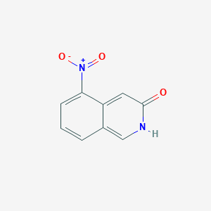 molecular formula C9H6N2O3 B3394623 5-Nitroisoquinolin-3-ol CAS No. 581813-27-6