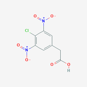 molecular formula C8H5ClN2O6 B3394640 4-Chloro-3,5-dinitrophenylacetic acid CAS No. 6093-34-1
