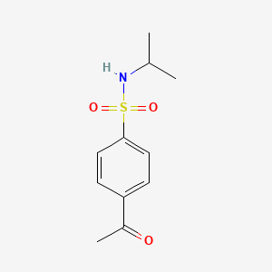 4-Acetyl-N-(propan-2-YL)benzene-1-sulfonamide