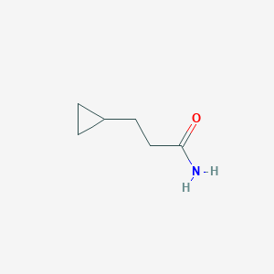 molecular formula C6H11NO B3394753 3-Cyclopropylpropanamide CAS No. 86505-38-6