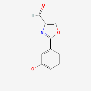 2-(3-Methoxy-phenyl)-oxazole-4-carbaldehyde