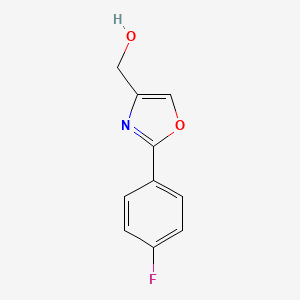 [2-(4-Fluoro-phenyl)-oxazol-4-YL]-methanol