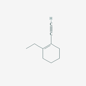 molecular formula C10H14 B033948 1-Ethyl-2-ethynylcyclohexene CAS No. 106011-72-7