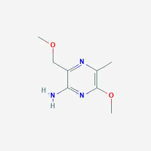 6-Methoxy-3-(methoxymethyl)-5-methylpyrazin-2-amine
