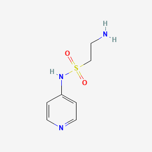2-Amino-N-(pyridin-4-yl)ethane-1-sulfonamide