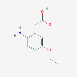 2-(2-Amino-5-ethoxyphenyl)acetic acid