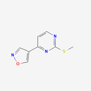 4-(Isoxazol-4-yl)-2-(methylthio)pyrimidine