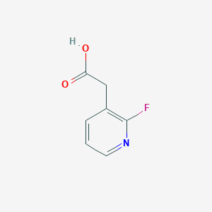 molecular formula C7H6FNO2 B3394894 2-(2-Fluoropyridin-3-YL)acetic acid CAS No. 1000524-26-4