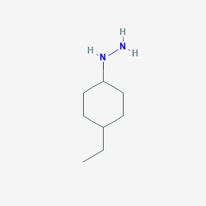 molecular formula C8H18N2 B3394902 (4-Ethylcyclohexyl)hydrazine CAS No. 1016718-51-6