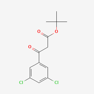 molecular formula C13H14Cl2O3 B3394911 Tert-butyl 3-(3,5-dichlorophenyl)-3-oxopropanoate CAS No. 1026096-81-0