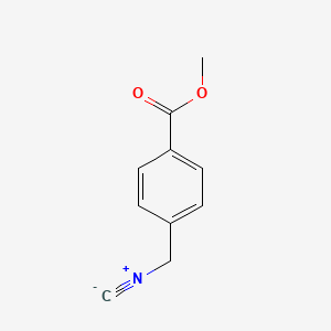 molecular formula C10H9NO2 B3394915 Methyl 4-(isocyanomethyl)benzoate CAS No. 1030268-89-3