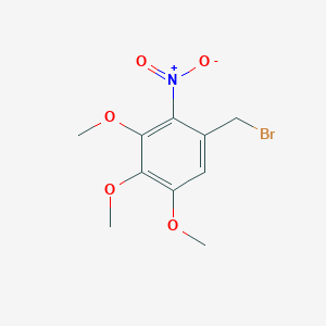 1-(Bromomethyl)-3,4,5-trimethoxy-2-nitrobenzene