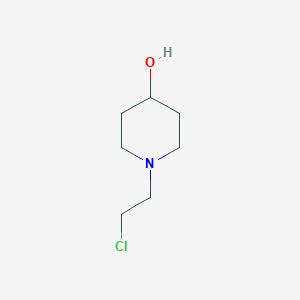 molecular formula C7H14ClNO B3394921 1-(2-Chloroethyl)piperidin-4-ol CAS No. 1039826-49-7