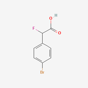 2-(4-Bromophenyl)-2-fluoroacetic acid