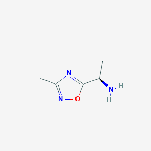 (1R)-1-(3-methyl-1,2,4-oxadiazol-5-yl)ethanamine