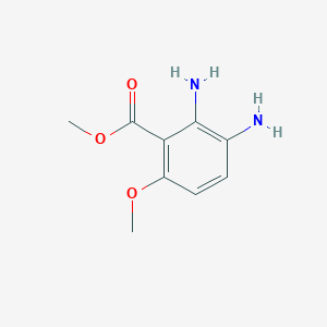 molecular formula C9H12N2O3 B3394979 Methyl 2,3-diamino-6-(methyloxy)benzoate CAS No. 1160682-17-6