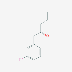 molecular formula C11H13FO B3394987 1-(3-Fluorophenyl)pentan-2-one CAS No. 1176544-30-1
