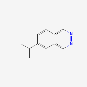 molecular formula C11H12N2 B3395013 Phthalazine, 6-(1-methylethyl)- CAS No. 122882-99-9