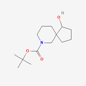 molecular formula C14H25NO3 B3395020 Tert-butyl 1-hydroxy-7-azaspiro[4.5]decane-7-carboxylate CAS No. 1263281-67-9