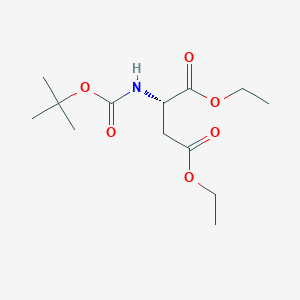 molecular formula C13H23NO6 B3395022 Diethyl (tert-butoxycarbonyl)-L-aspartate CAS No. 128427-09-8