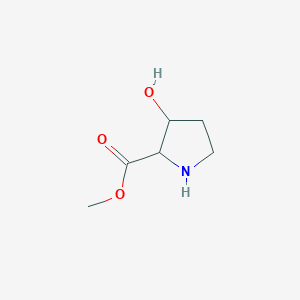 B3395060 Methyl 3-hydroxypyrrolidine-2-carboxylate CAS No. 1378292-24-0