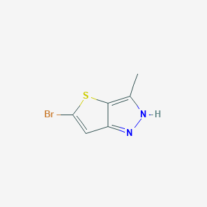 molecular formula C6H5BrN2S B3395064 5-Bromo-3-methyl-1h-thieno[3,2-c]pyrazole CAS No. 1378867-74-3