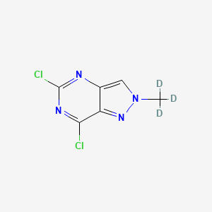5,7-Dichloro-2-(trideuteriomethyl)pyrazolo[4,3-d]pyrimidine