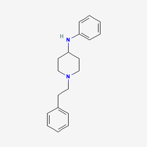 molecular formula C19H24N2 B3395214 1-phenethyl-N-phenylpiperidin-4-amine CAS No. 21409-26-7