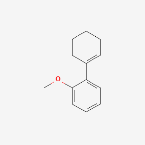 molecular formula C13H16O B3395245 1-CYCLOHEXENYL-2-METHOXYBENZENE CAS No. 22618-48-0