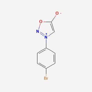 molecular formula C8H5BrN2O2 B3395270 3-(4-Bromophenyl)-1,2,3-oxadiazol-3-ium-5-olate CAS No. 26537-61-1