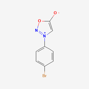 3-(4-Bromophenyl)oxadiazol-3-ium-5-olate