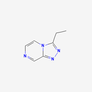molecular formula C7H8N4 B3395304 3-Ethyl-[1,2,4]triazolo[4,3-a]pyrazine CAS No. 33590-18-0
