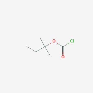 molecular formula C6H11ClO2 B3395335 Carbonochloridic acid, 1,1-dimethylpropyl ester CAS No. 3794-80-7