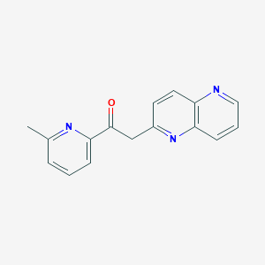 1-(6-Methylpyridin-2-yl)-2-(1,5-naphthyridin-2-yl)ethanone