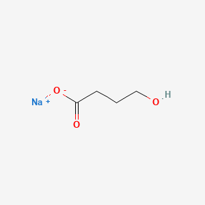 molecular formula C4H8NaO3+ B3395410 Sodium oxybate CAS No. 502-85-2