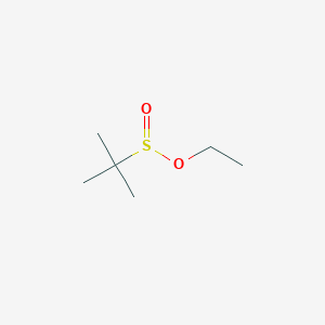 molecular formula C6H14O2S B3395414 2-Methyl-2-propanesulfinic acid ethyl ester CAS No. 52056-72-1
